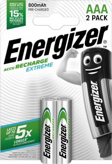 Pile AAA Extreme - ricaricabili - Energizer - blister 2 pezzi Elettronica/Pile e caricabatterie/Pile monouso Eurocartuccia - Pavullo, Commerciovirtuoso.it