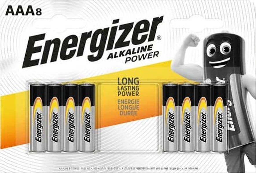 Pile Ministilo AAA - 1 5V - Energizer Alkaline Power - blister 8 pezzi Elettronica/Pile e caricabatterie/Pile monouso Eurocartuccia - Pavullo, Commerciovirtuoso.it
