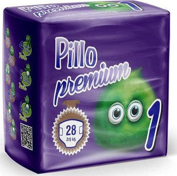 PILLO Pannolini 2-5 kg 1 Newborn PREMIUM