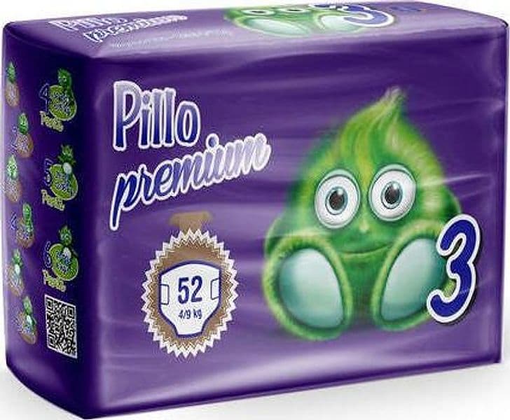 PILLO Pannolini 4-9 kg 3 Midi PREMIUM