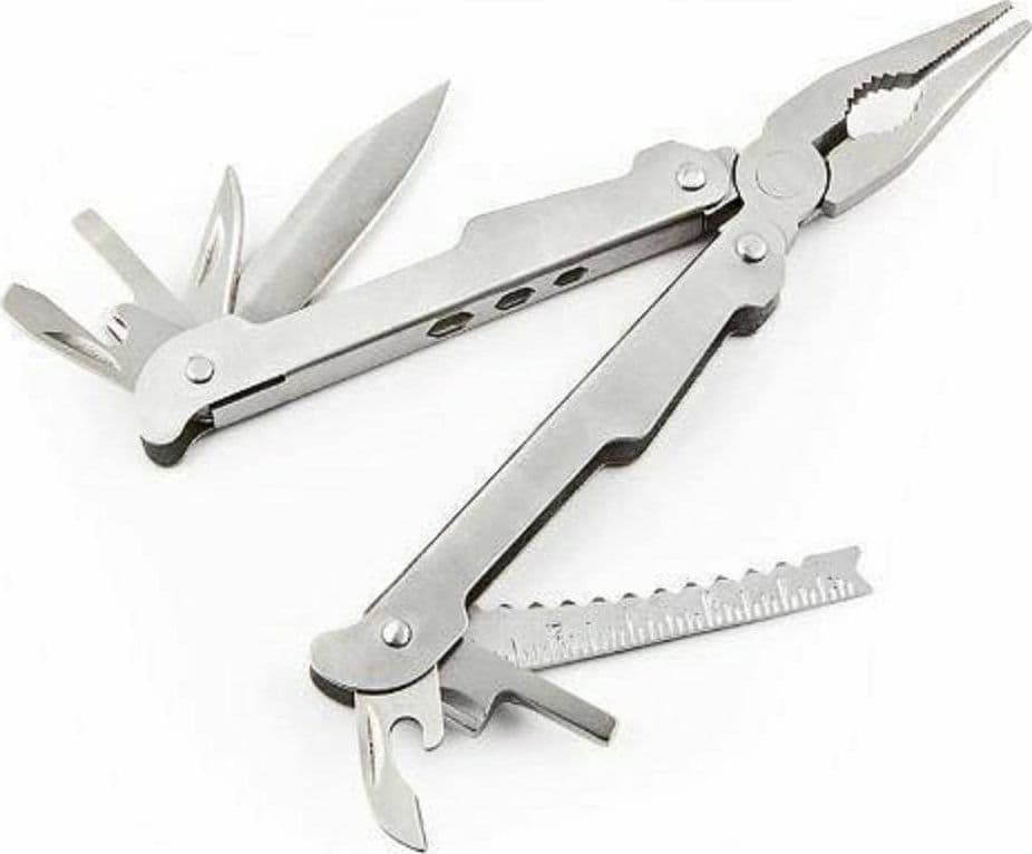 Pinza Tascabile Multifunzione Con 15 Funzioni In Acciaio Con Astuccio Utensile Casa, arredamento e bricolage > Bricolage e fai da te > Pinze e Tronchesi > Utensili Manuali Trade Shop italia - Napoli, Commerciovirtuoso.it