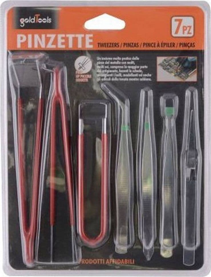 Pinzette In Acciaio Pinze Industriali Di Precisione Modellismo Elettronica 7 Pz Casa, arredamento e bricolage > Bricolage e fai da te > Utensili Manuali > Set di Utensili Trade Shop italia - Napoli, Commerciovirtuoso.it