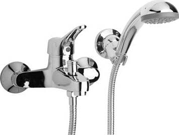 Piralla Miscelatore Vasca Esterno Con Doccia Ariel Rubinetto E Doccetta per Vasca Da Bagno in Ottone Cromato Con Tubo Fai da te/Attrezzature per cucine e bagni/Attrezzature per bagni/Rubinetti per docce e vasche da bagno e parti/Rubinetti per vasca Ferus - Montoro, Commerciovirtuoso.it