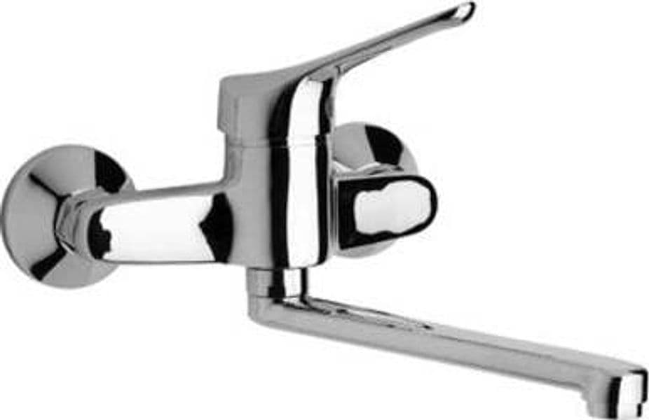Piralla Rubinetto Monocomando per Lavello a Muro Ariel Rubinetto a Muro in Ottone Cromato Fai da te/Attrezzature per cucine e bagni/Impianti per la cucina/Rubinetti da cucina/Rubinetti per lavelli da cucina Ferus - Montoro, Commerciovirtuoso.it