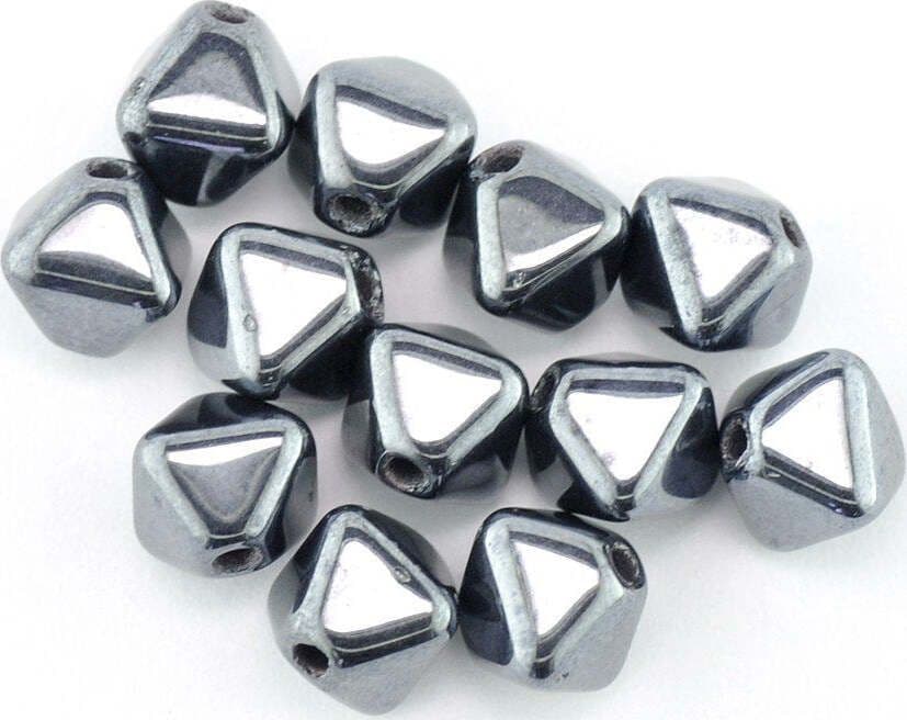 Piramide-perline-9902-ematite-Qty-1
