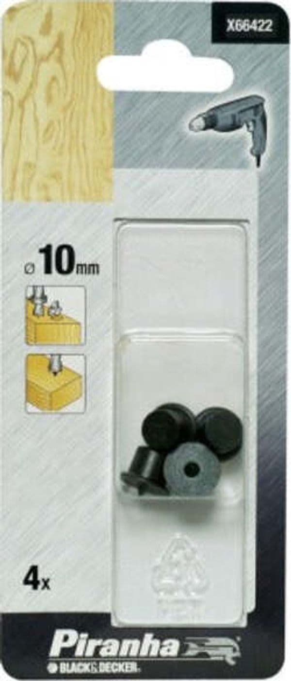 PIRANHA-BLACK&DECKER-SPINE-A-CENTRARE-10mm-PEZZI-4-X66422