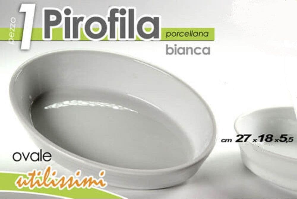 Pirofila Ovale Bianca Teglia Forno Lasagnera 27x18,5x5,5cm In Porcellana 646744 Casa e cucina/Pentole padelle e pirofile/Pentole e padelle/Padelle universali Trade Shop italia - Napoli, Commerciovirtuoso.it