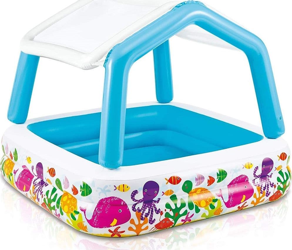 Piscina Acquario Parasole Rimovibile Multicolore Gonfiabile 157x157x122cm 57470 Giochi e giocattoli/Sport e giochi all'aperto/Giochi aquatici e piscine per bambini/Canotti e gonfiabili galleggianti Trade Shop italia - Napoli, Commerciovirtuoso.it
