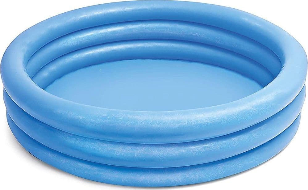 Piscina Crystal Blu A 3 Anelli Gonfiabili 147 X 33 Cm 330lt Bambini Estate 58426 Giochi e giocattoli/Sport e giochi all'aperto/Giochi aquatici e piscine per bambini/Piscinette per bambini Trade Shop italia - Napoli, Commerciovirtuoso.it