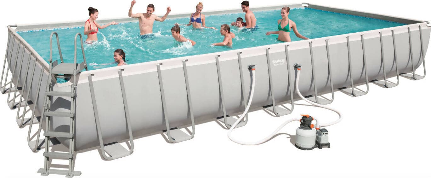 PISCINA C/TELAIO COMPL.CM.956X488X132H 56623 Giardino e giardinaggio/Piscine vasche idromassaggio e accessori/Piscine/Piscine fuoriterra Ferus - Montoro, Commerciovirtuoso.it