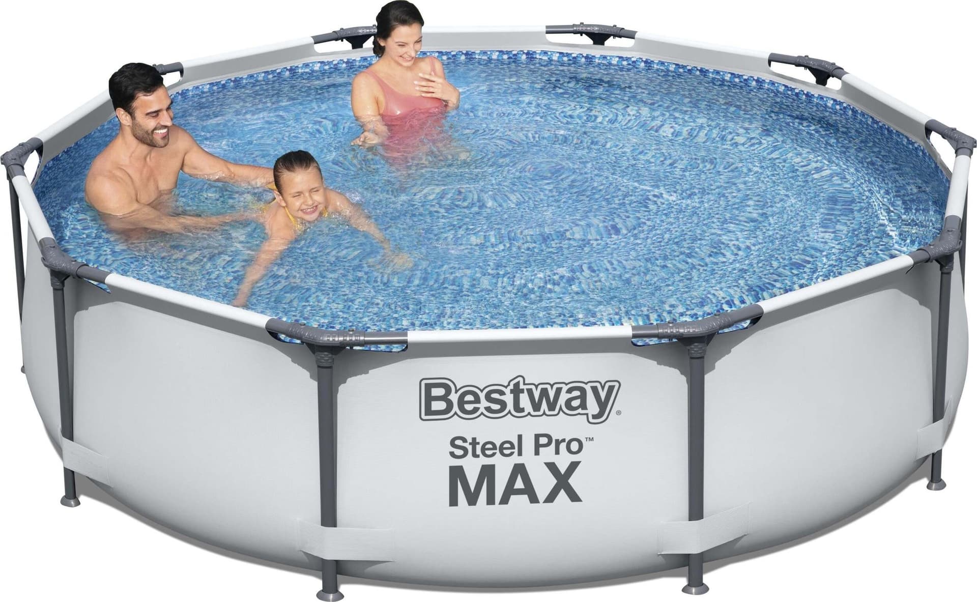 PISCINA C/TELAIO+POMPA 305X76H 56408 Giardino e giardinaggio/Piscine vasche idromassaggio e accessori/Piscine/Piscine fuoriterra Ferus - Montoro, Commerciovirtuoso.it