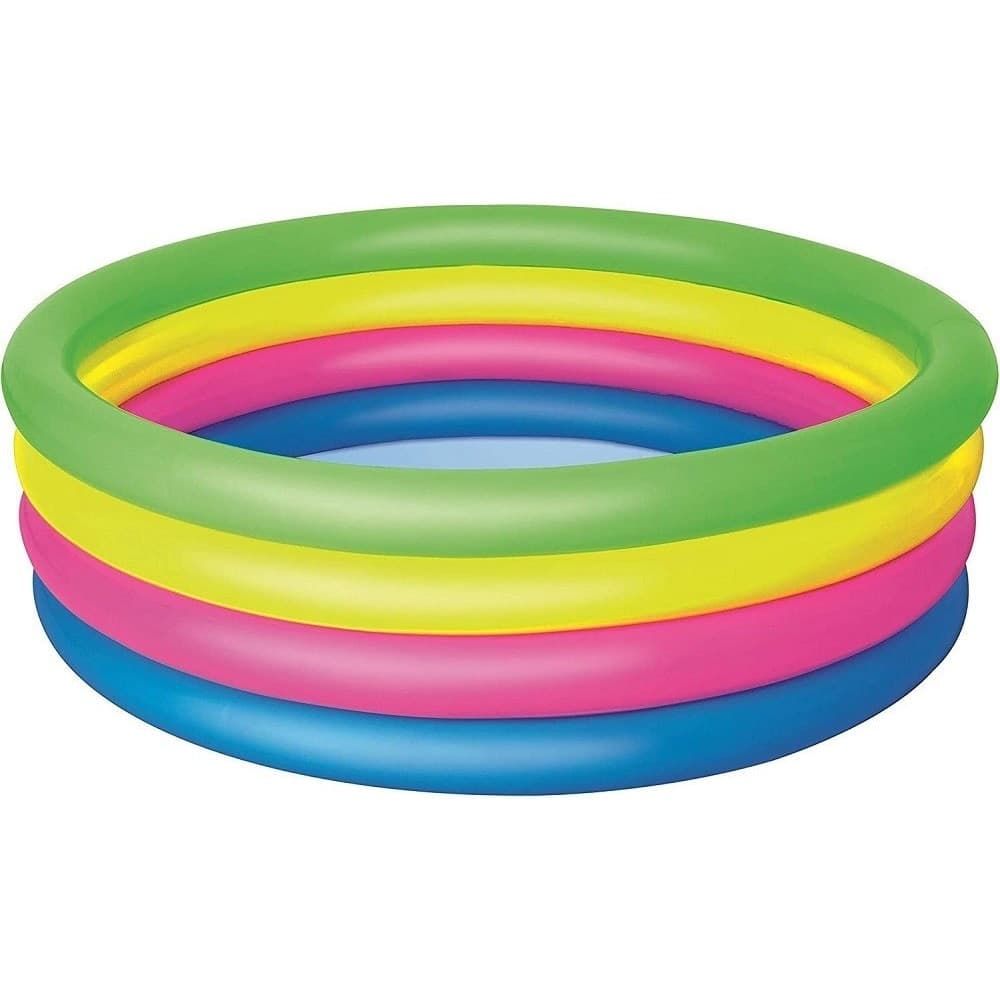 Piscina Gonfiabile Arcobaleno Per Bambini A 4 Anelli Colorati 157 X 46 Cm 51117 Giochi e giocattoli/Sport e giochi all'aperto/Giochi aquatici e piscine per bambini/Canotti e gonfiabili galleggianti Trade Shop italia - Napoli, Commerciovirtuoso.it