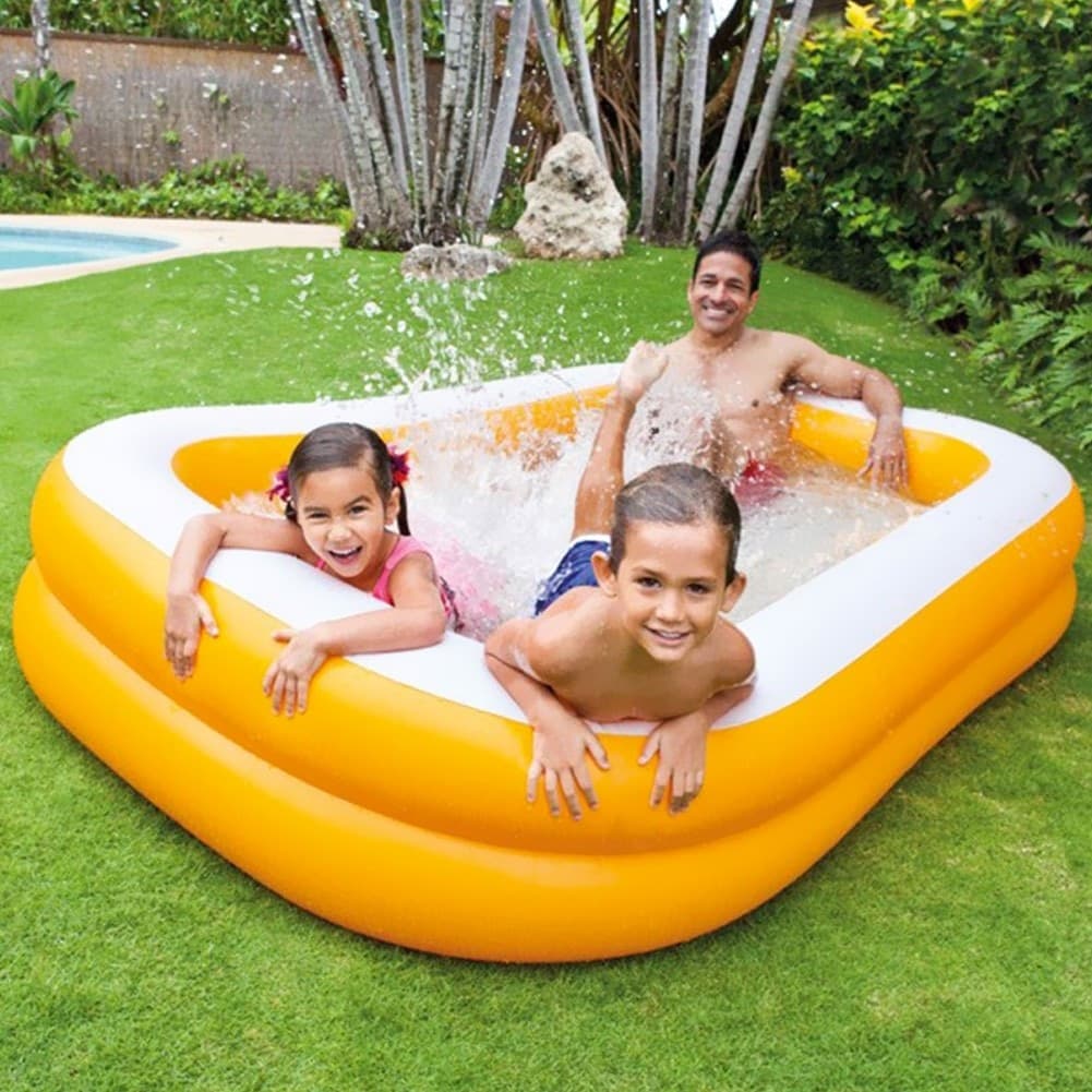 PISCINA GONFIABILE FAMILY MANDARIN 229 X 147 X 43 CM 2 ANELLI ARANCIONE Giochi e giocattoli/Sport e giochi all'aperto/Giochi aquatici e piscine per bambini/Piscinette per bambini Trade Shop italia - Napoli, Commerciovirtuoso.it