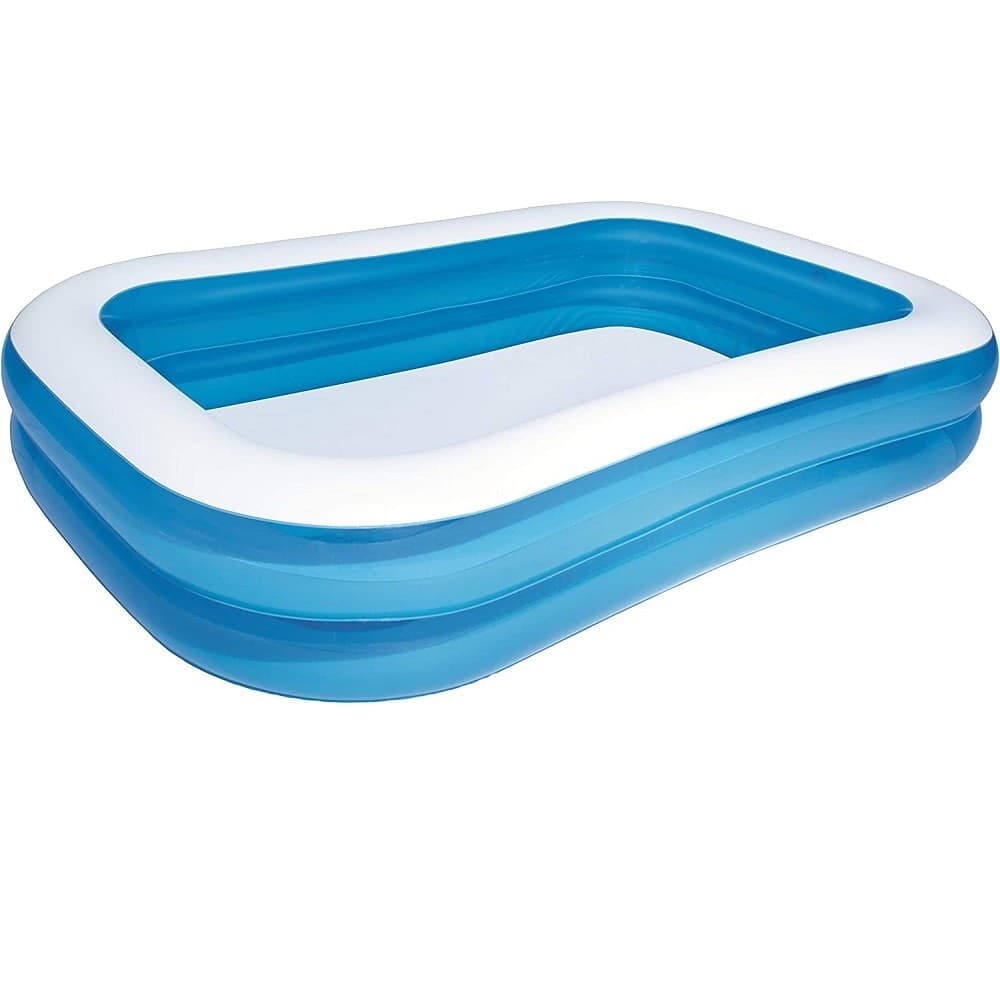 Piscina Gonfiabile Family Rettangolare A 2 Anelli 262x175x51cm 54006 Per Bambini Giochi e giocattoli/Sport e giochi all'aperto/Giochi aquatici e piscine per bambini/Canotti e gonfiabili galleggianti Trade Shop italia - Napoli, Commerciovirtuoso.it