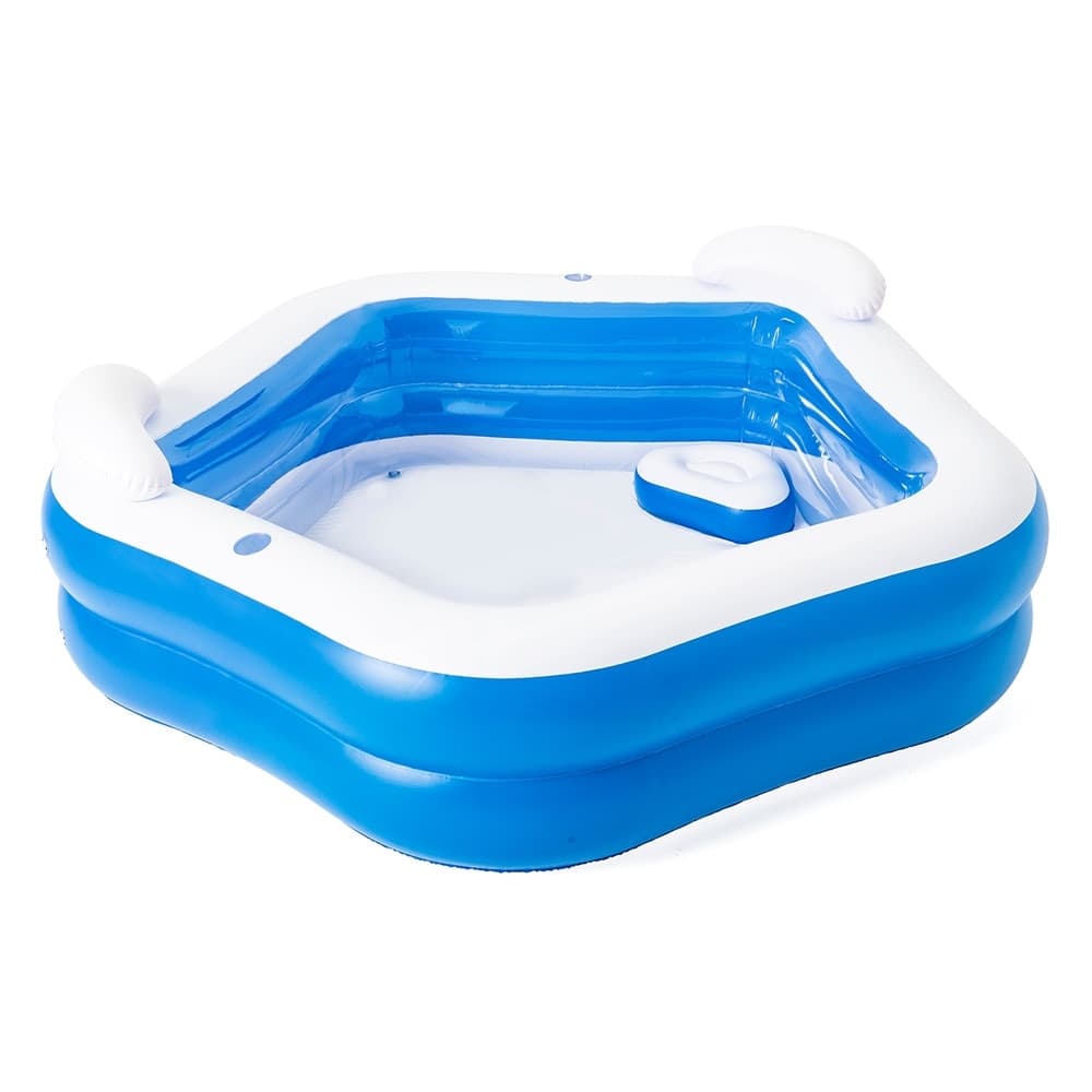 PISCINA GONFIABILE FUORITERRA 213 X 207 X 69 CM CON PORTABICCHIERI CUSCINI Giochi e giocattoli/Sport e giochi all'aperto/Giochi aquatici e piscine per bambini/Piscinette per bambini Trade Shop italia - Napoli, Commerciovirtuoso.it
