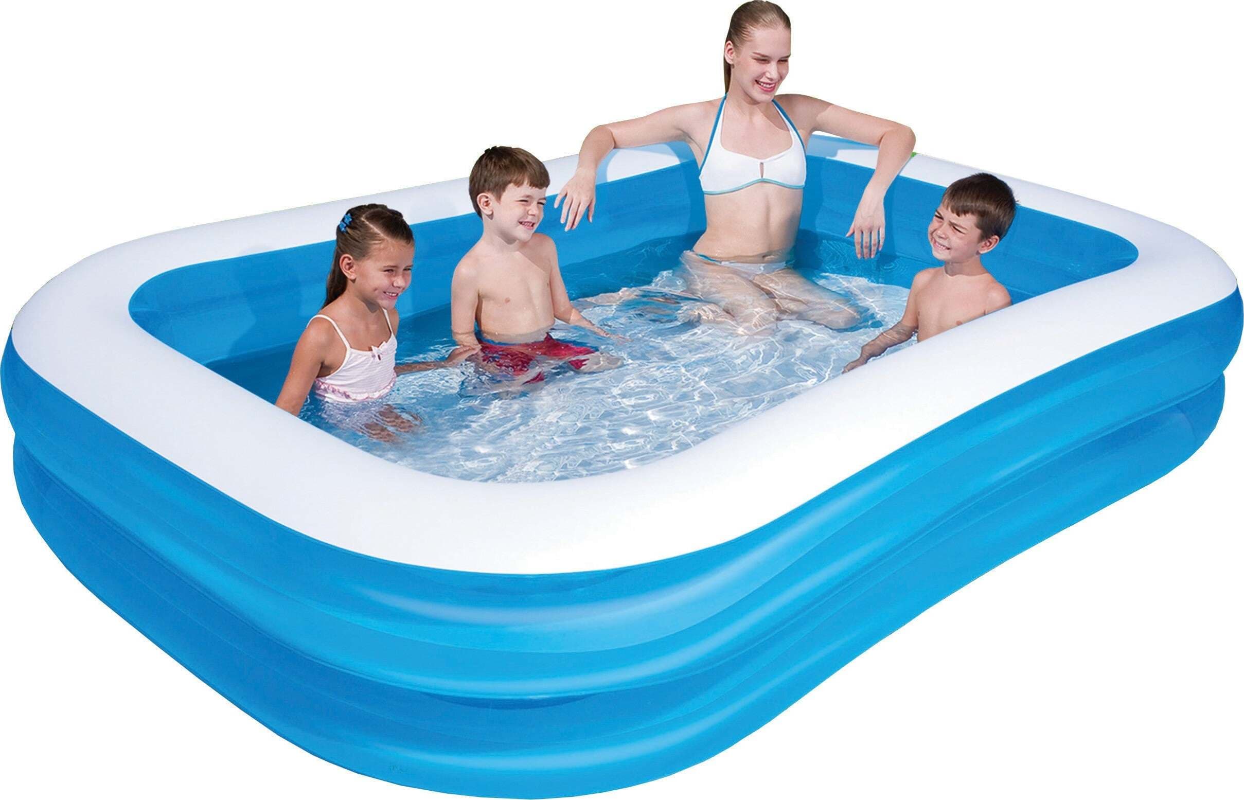Piscina Gonfiabile Rettangolare 175x262x51 Cm Valvole per Un Rapido Sgonfiaggio Piscina Fuoriterra Giardino e giardinaggio/Piscine vasche idromassaggio e accessori/Piscine/Piscine fuoriterra Ferus - Montoro, Commerciovirtuoso.it