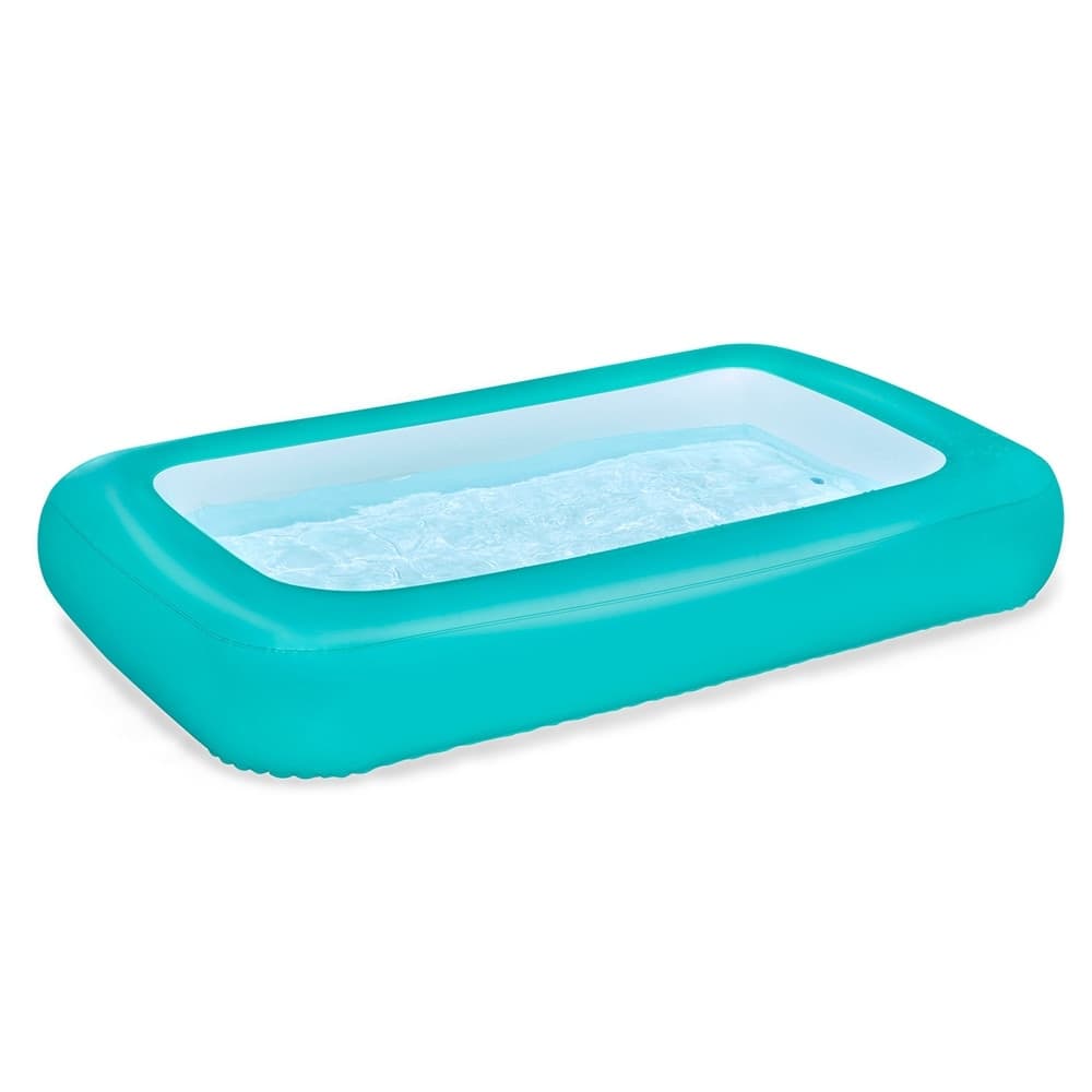Piscina Rettangolare Aquababe Con Fondo Gonfiabile 165x104x25 Cm 2 Colori 51115 Giochi e giocattoli/Sport e giochi all'aperto/Giochi aquatici e piscine per bambini/Canotti e gonfiabili galleggianti Trade Shop italia - Napoli, Commerciovirtuoso.it