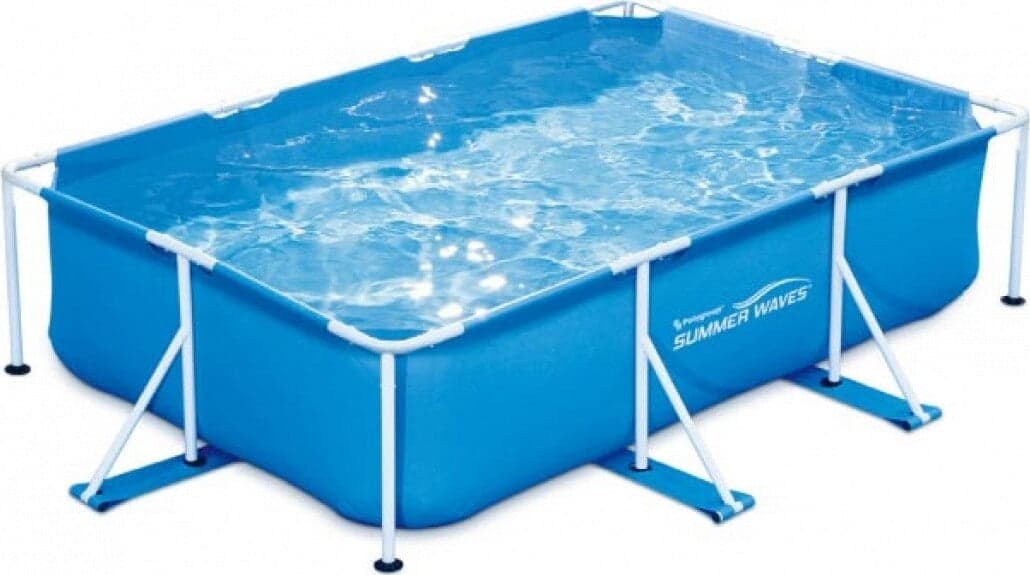 Piscina Rettangolare Fuori Terra con Struttura cm 300x200x75 h Giardino e giardinaggio/Piscine vasche idromassaggio e accessori/Piscine/Piscine fuoriterra Ferus - Montoro, Commerciovirtuoso.it