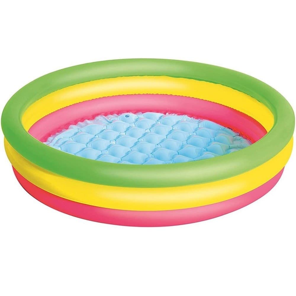 Piscina Summer A 3 Anelli Color Arcobaleno Con Fondo Gonfiabile 102x25 Cm 51104 Giochi e giocattoli/Sport e giochi all'aperto/Giochi aquatici e piscine per bambini/Canotti e gonfiabili galleggianti Trade Shop italia - Napoli, Commerciovirtuoso.it