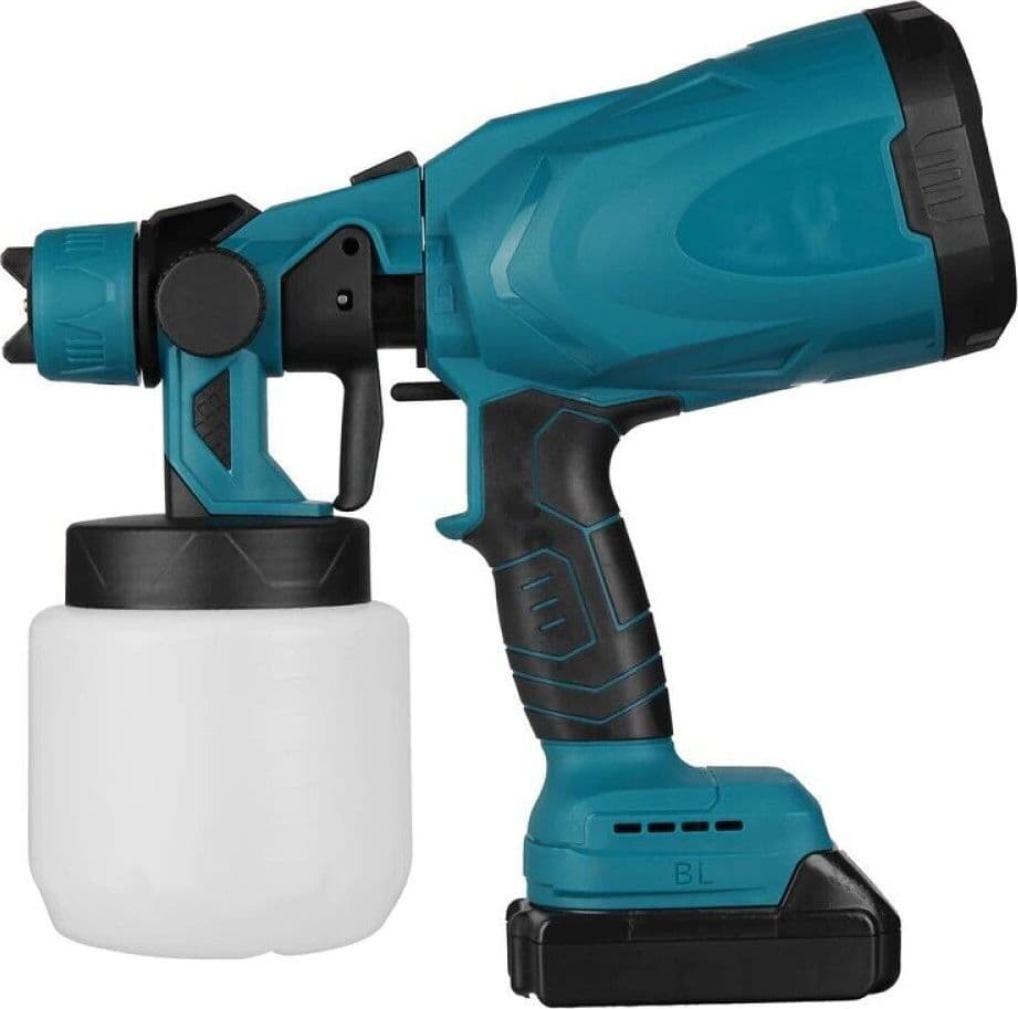 Pistola A Spruzzo Elettrica A Batteria Vernice 800 Ml A Doppia Batteria 18 V Fai da te/Pitture trattamenti per pareti e utensili/Strumenti e attrezzi per verniciatura/Applicazione colore/Spruzzatori di vernice Trade Shop italia - Napoli, Commerciovirtuoso.it