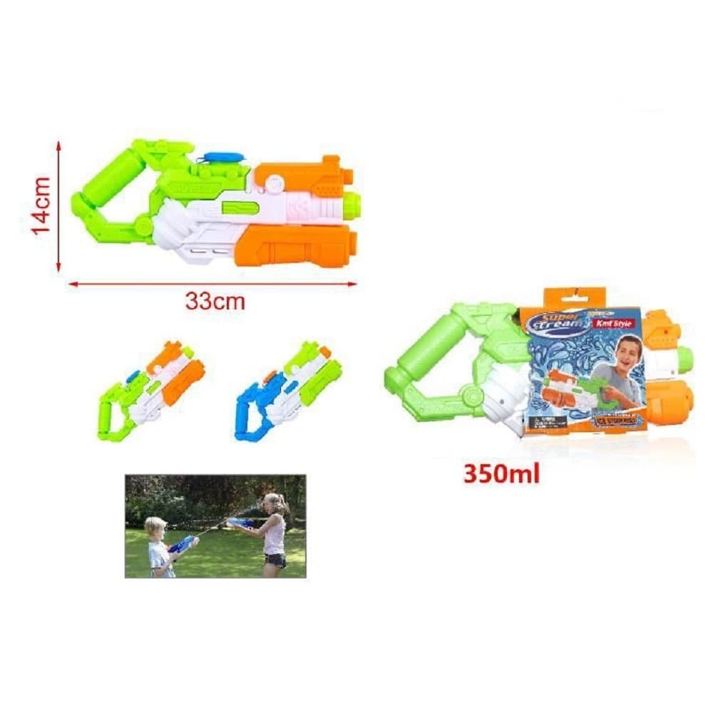Pistola Ad Acqua 33x14x5,2cm 350ml Bambini Adulti Giardino Gioco Estate 2904386 Giochi e giocattoli/Sport e giochi all'aperto/Giochi aquatici e piscine per bambini/Pistole d'acqua Trade Shop italia - Napoli, Commerciovirtuoso.it