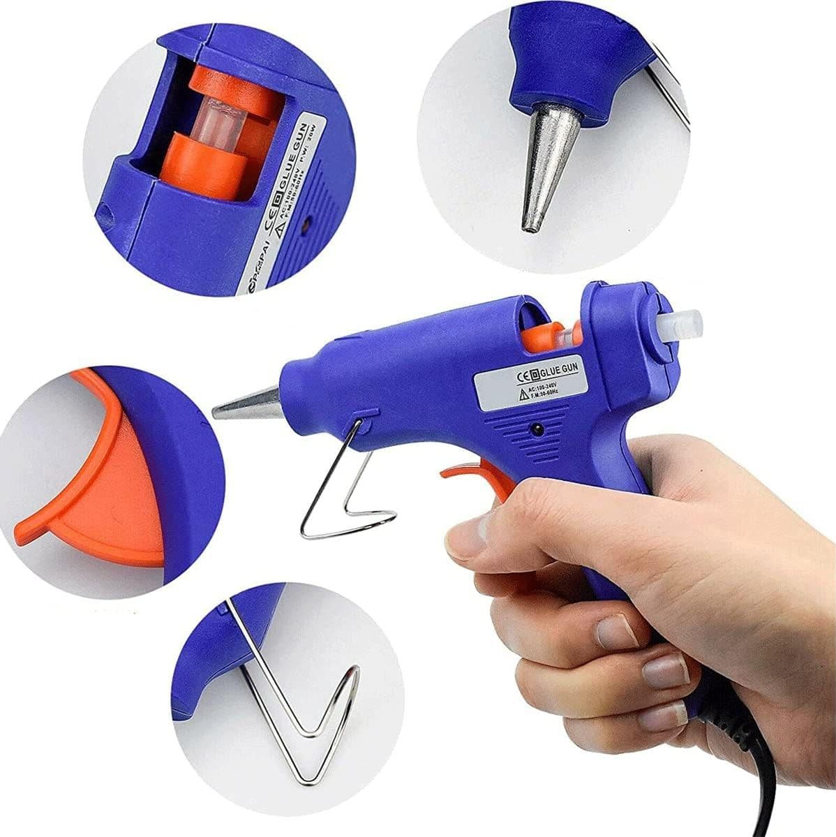 PISTOLA COLLA A CALDO INCOLLATRICE 60WATT +5 STICK Trade Shop italia - Napoli, Commerciovirtuoso.it