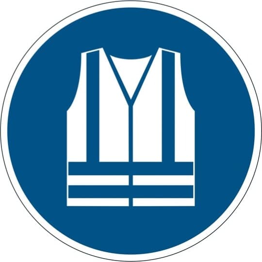 Pittogramma da terra - Gilet di sicurezza obbligatorio - adesivo - diametro 43 cm - Durable Fai da te/Sicurezza e protezione/Attrezzature per sicurezza sul lavoro/Segnaletica antinfortunistica Eurocartuccia - Pavullo, Commerciovirtuoso.it