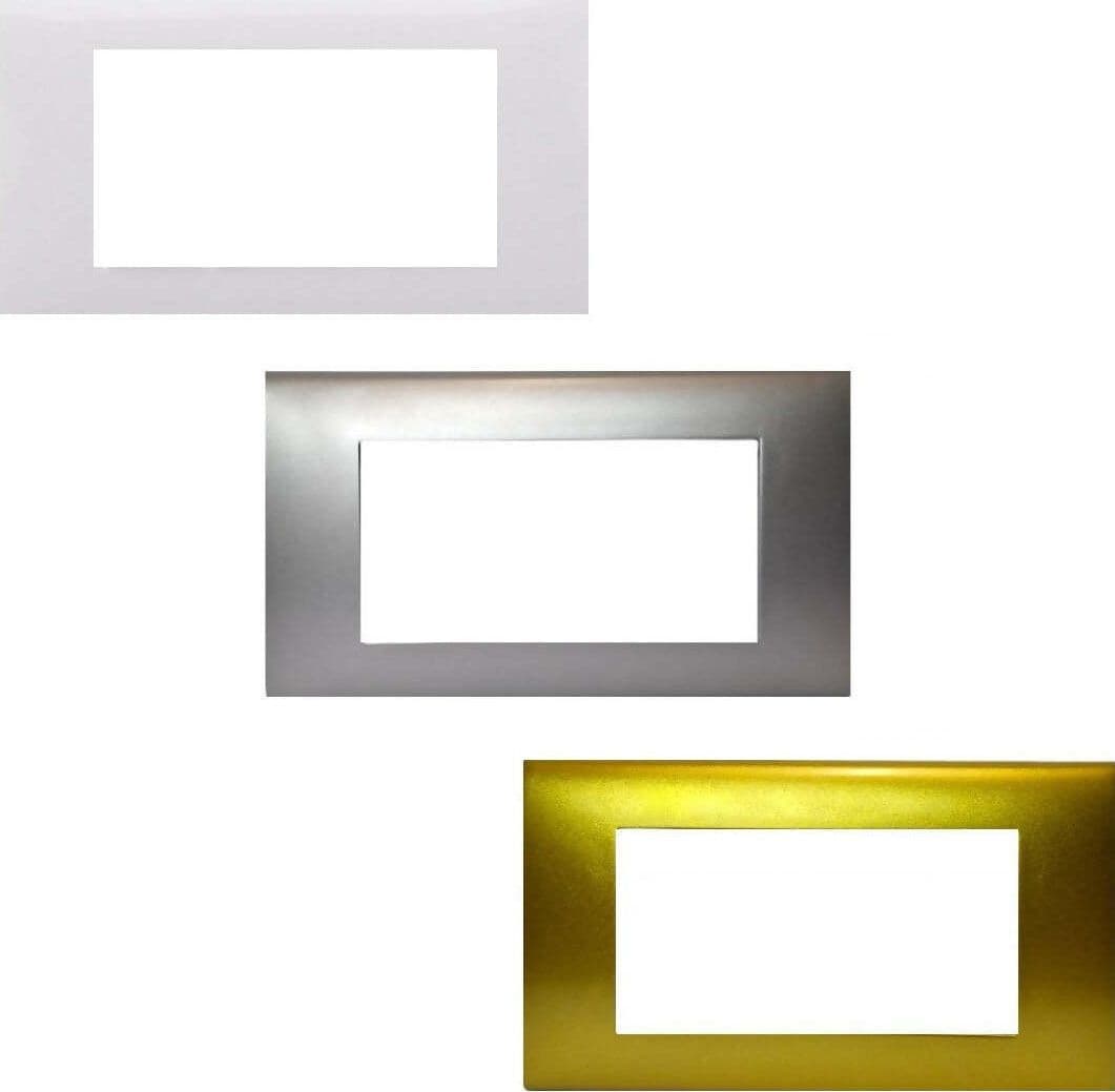 Placchetta-3-moduli-bianco-silver-gold-lk40703-compatibilità-ego-lk40-nova-line