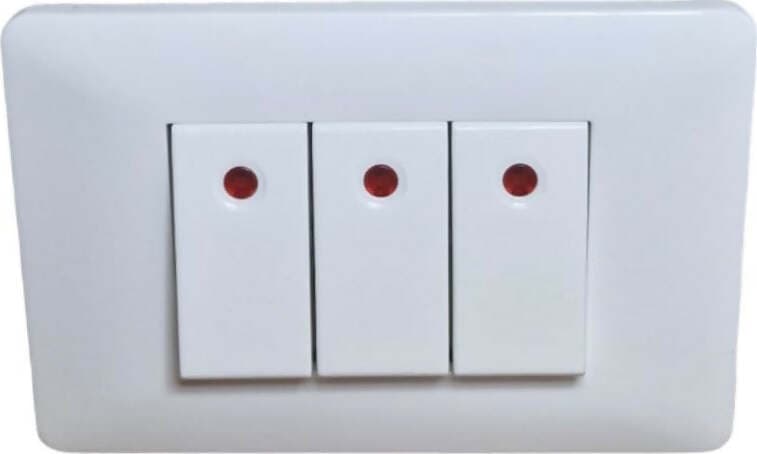 Placchetta-3-moduli-con-interruttori-singoli-e-spia-luminosa-y1-a304-installazione-a-incasso