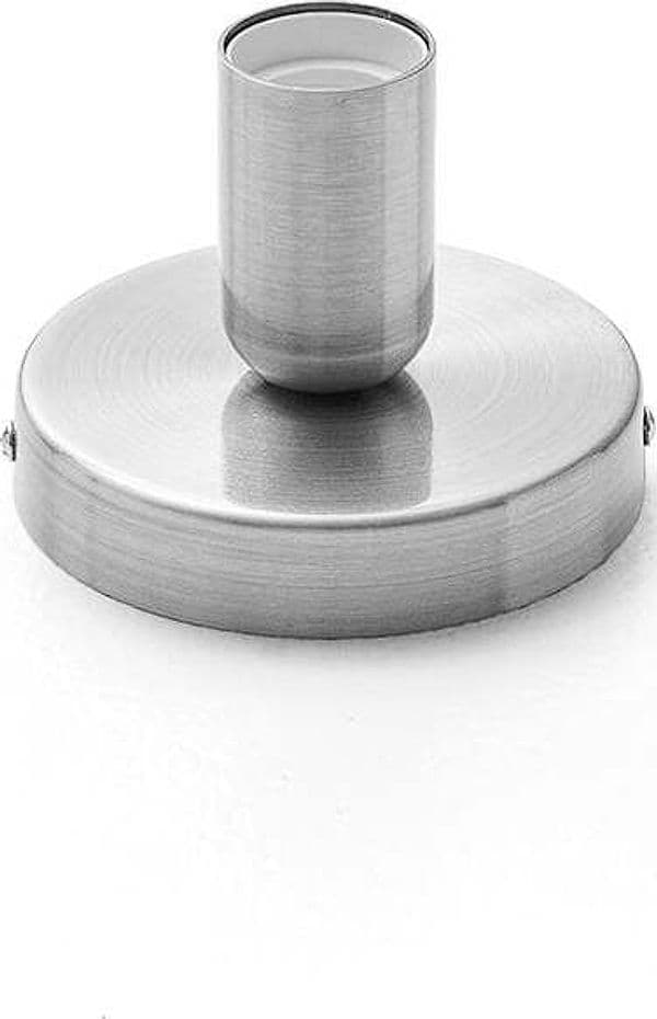 Plafone/Portalampada-Point-Metallo-Grigio-Cemento