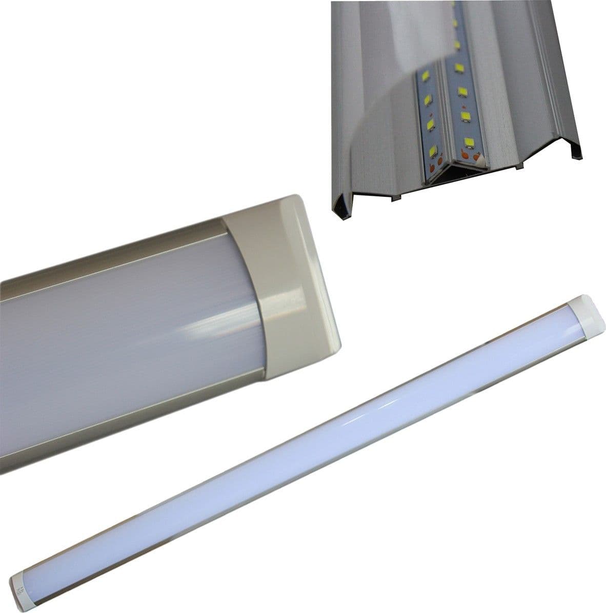 Plafoniera Applique A Led Slim Smd Soffitto Lampada Profilo Spessore 27mm Luce Plafoniere per interno Trade Shop italia - Napoli, Commerciovirtuoso.it