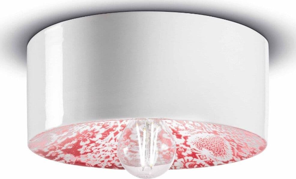 Plafoniera-ceramica-Ferroluce-Decò-PI-C1793-E27-LED-lampada-soffitto-classica-moderna