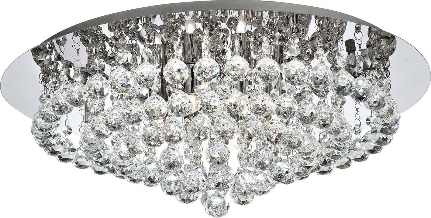 Plafoniera-Classica-Hanna-Acciaio-Cromo-Vetro-8-Luci-G9-D55Cm