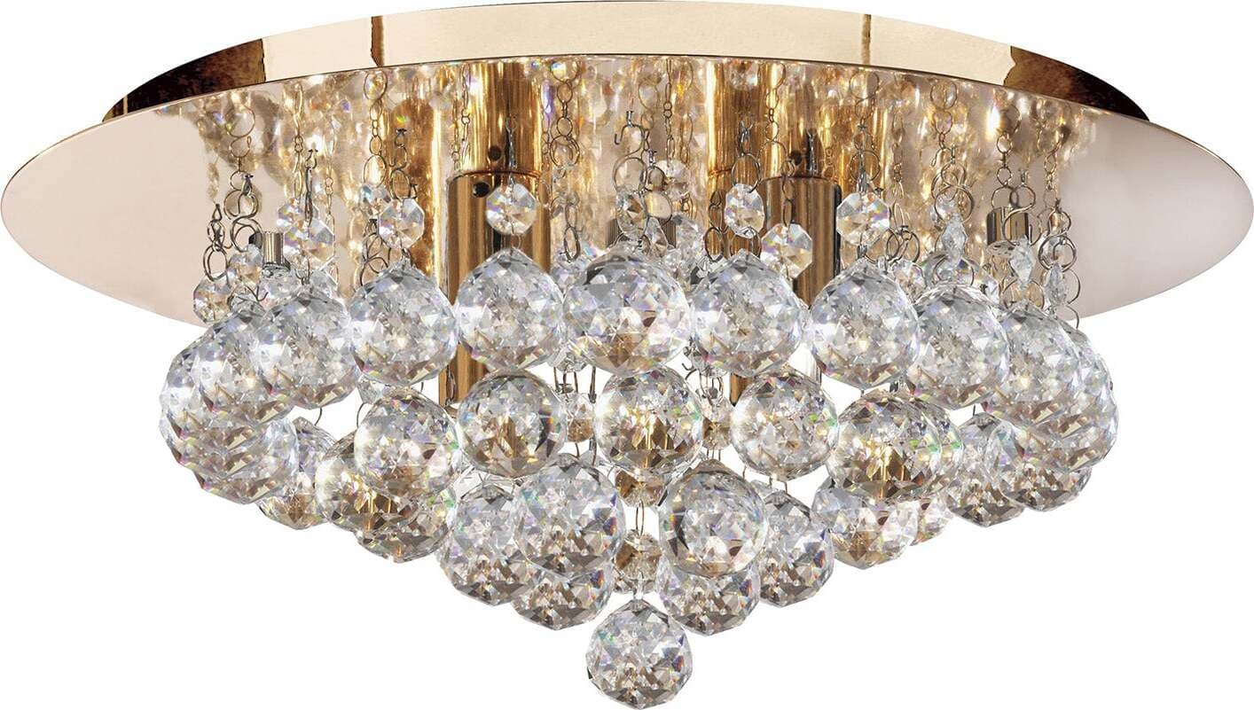 Plafoniera-Classica-Hanna-Acciaio-Oro-Vetro-4-Luci-G9