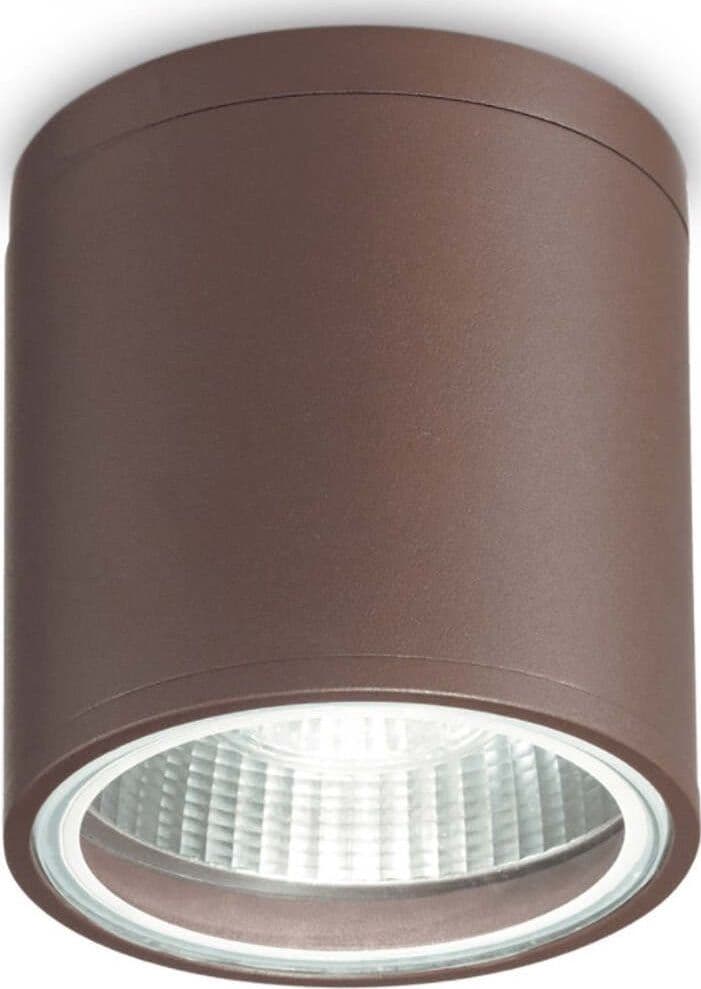 Plafoniera-classica-Ideal-lux-GUN-PL1-163666-GU10-LED-IP44-alluminio-lampada-soffitto