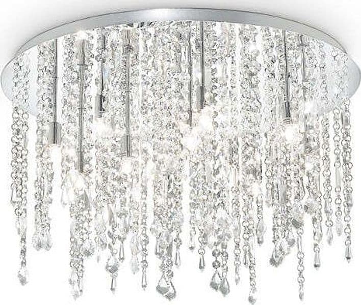 Plafoniera-Classica-Royal-Metallo-Cristallo-Cromo-12-Luci-G9-3W-3000K-Luce-Calda