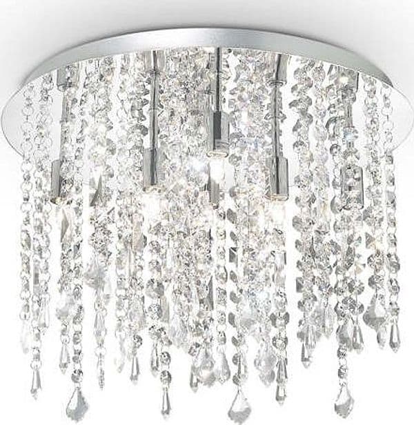 Plafoniera-Classica-Royal-Metallo-Cristallo-Cromo-8-Luci-G9-3W-3000K-Luce-Calda