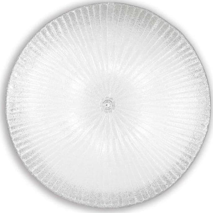 Plafoniera-Classica-Shell-Vetro-Trasparente-6-Luci-E27