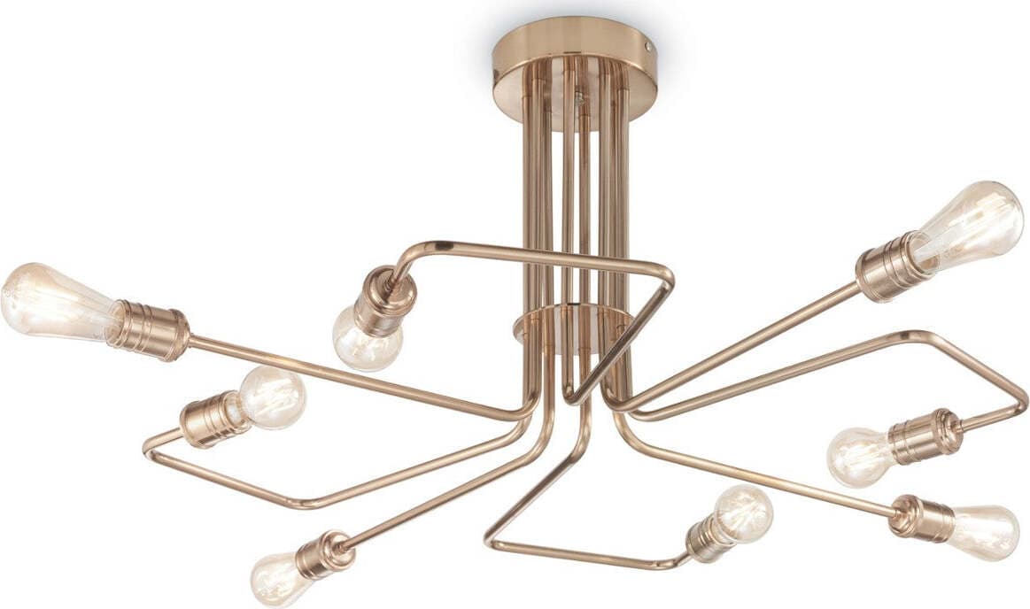 Plafoniera-classico-Ideal-Lux-TRIUMPH-160313-PL8-E27-LED-metallo-lampada-soffitto