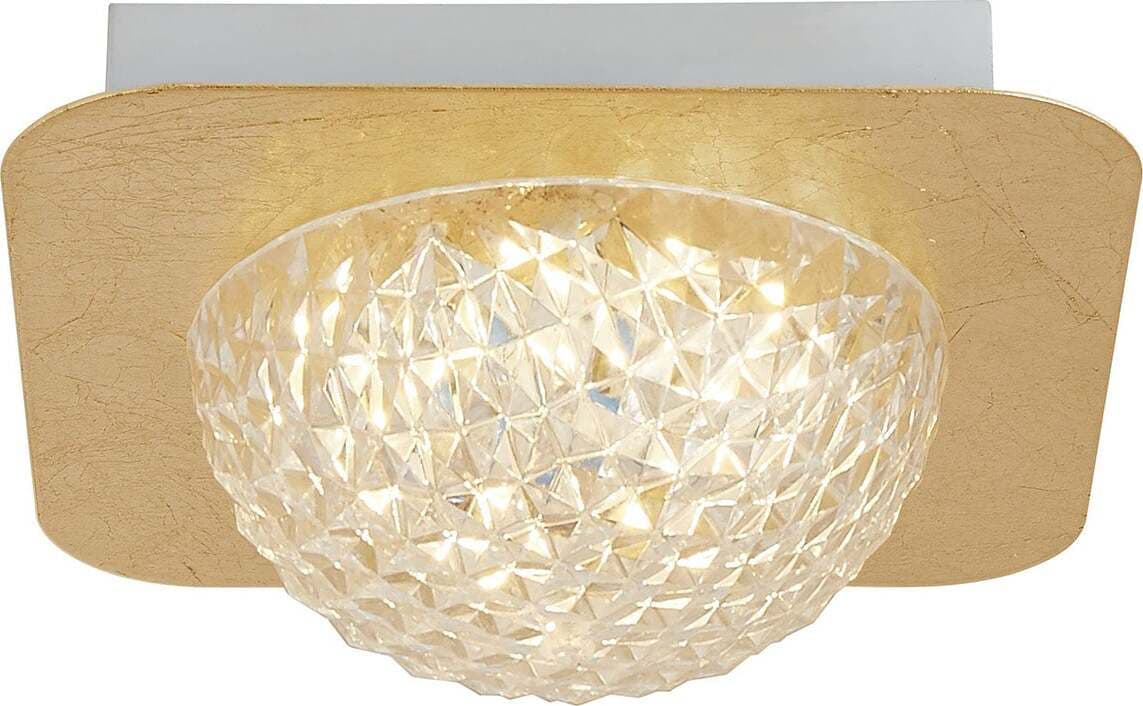 Plafoniera-Contemporanea-Celestia-Acciaio-Oro-Policarbonato-Bianco-Led-6,5-3000K