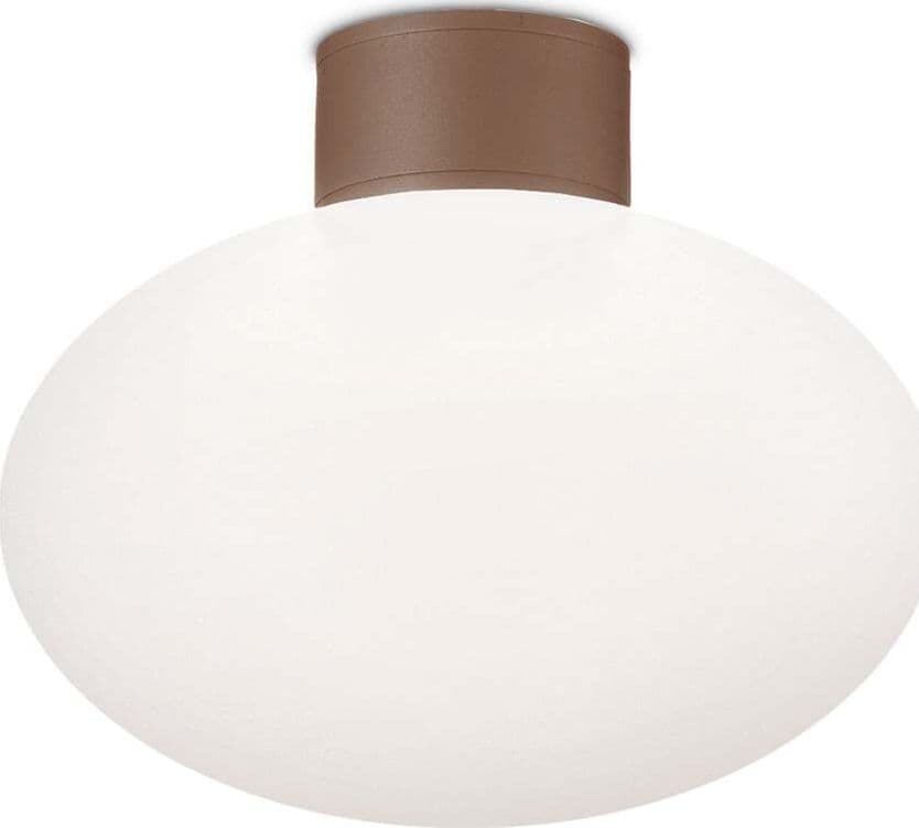 Plafoniera-Contemporanea-Clio-Alluminio-Coffee-1-Luce-E27-42W-Ip44
