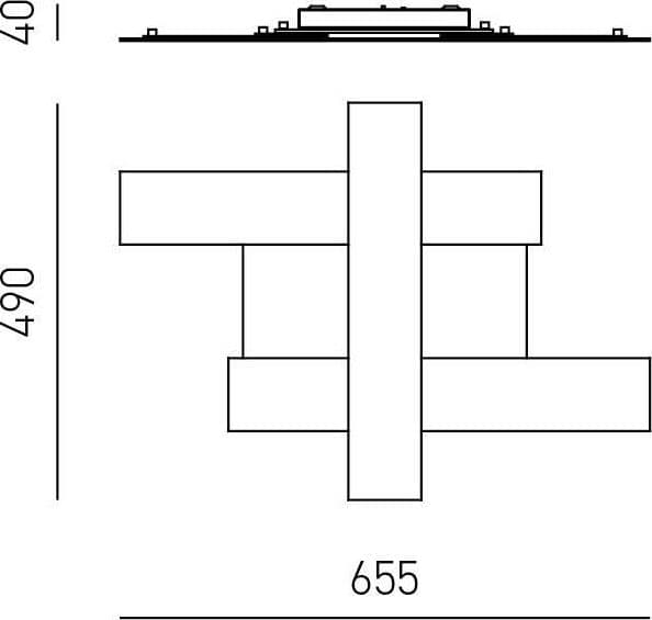 Plafoniera-Contemporanea-Doha-Alluminio-Acciacio-1-Luce-Led-30W