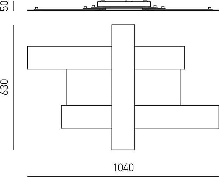 Plafoniera-Contemporanea-Doha-Alluminio-Acciacio-1-Luce-Led-50W