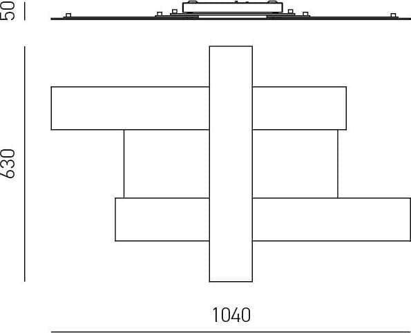 Plafoniera-Contemporanea-Doha-Alluminio-Acciacio-1-Luce-Led-50W