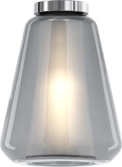 Plafoniera-Contemporanea-Double-Skin-Gamma-Metallo-Cromo-Vetro-Fumè-1-Luce-E27