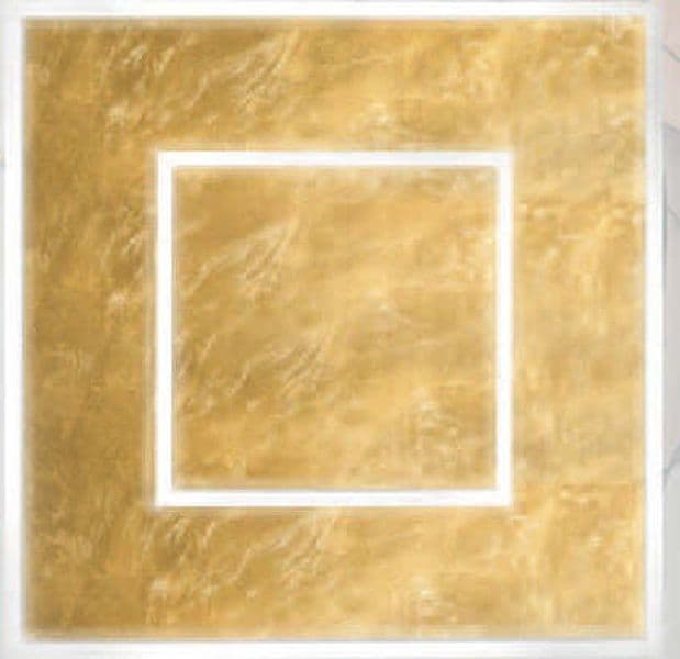 Plafoniera-Contemporanea-Frameplus-Metallo-Foglia-Oro-Led-48W