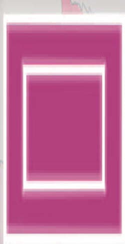 Plafoniera-Contemporanea-Frameplus-Metallo-Magenta-Led-42W