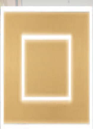 Plafoniera-Contemporanea-Frameplus-Metallo-Oro-Opaco-Led-42W