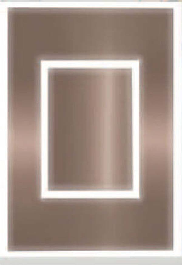 Plafoniera-Contemporanea-Frameplus-Metallo-Ruggine-Led-42W