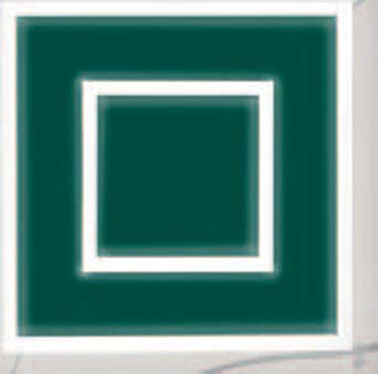 Plafoniera-Contemporanea-Frameplus-Metallo-Verde-Bosco-Led-36W
